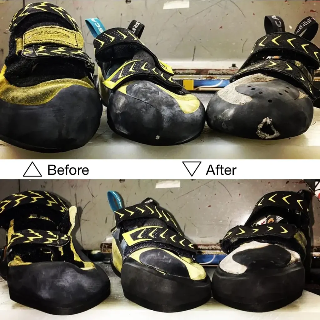 when to resole climbing shoes